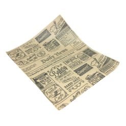 Alternative view of Ruskea Nature Eco rasvankestävä deli-käärepaperi (eri kokoja)