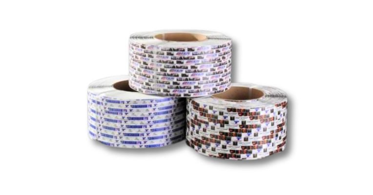 Painetut pakkausvanteet ja nauhat