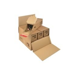 Pullolaatikot liimanauhalla