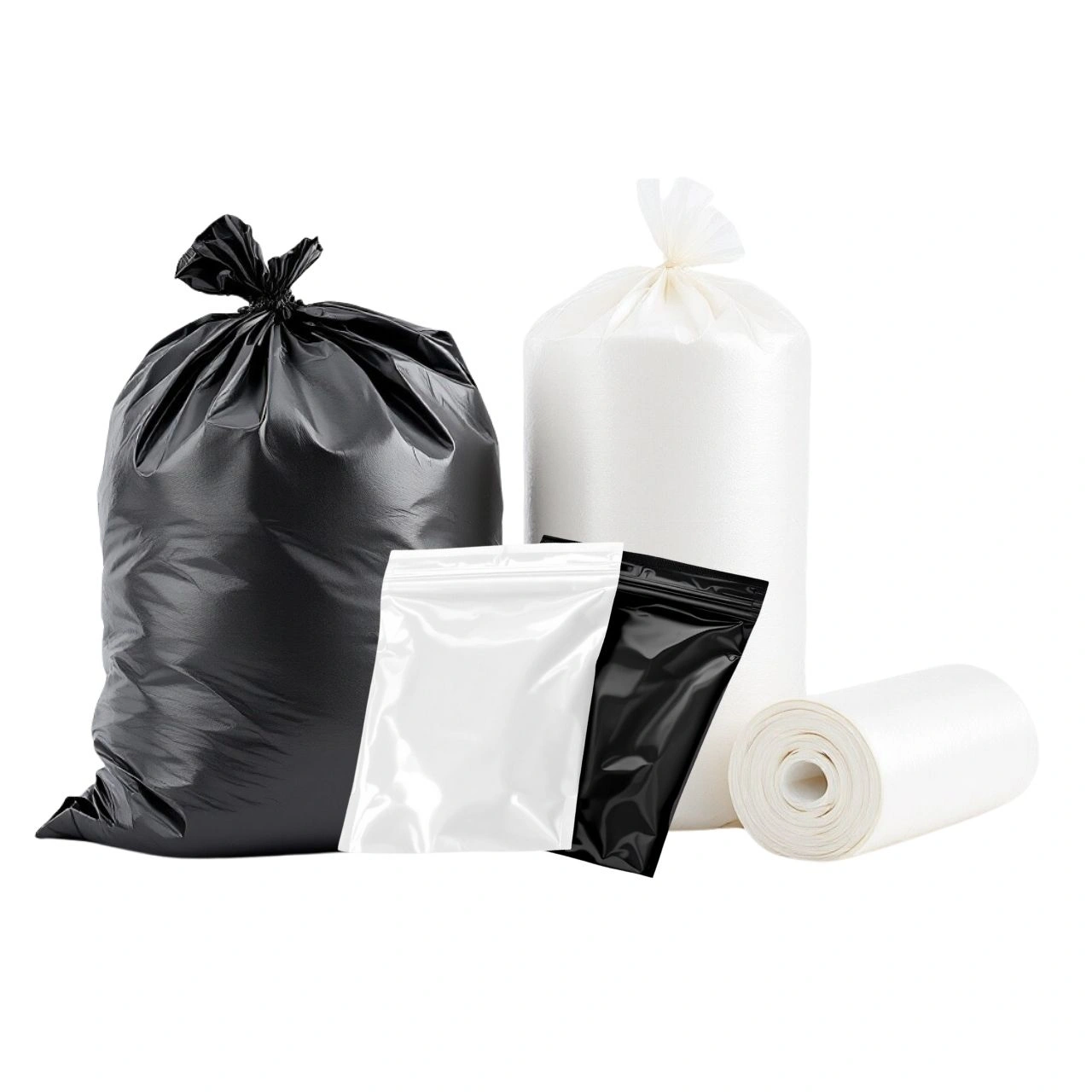 Muovipussit, -kassit ja jätesäkit