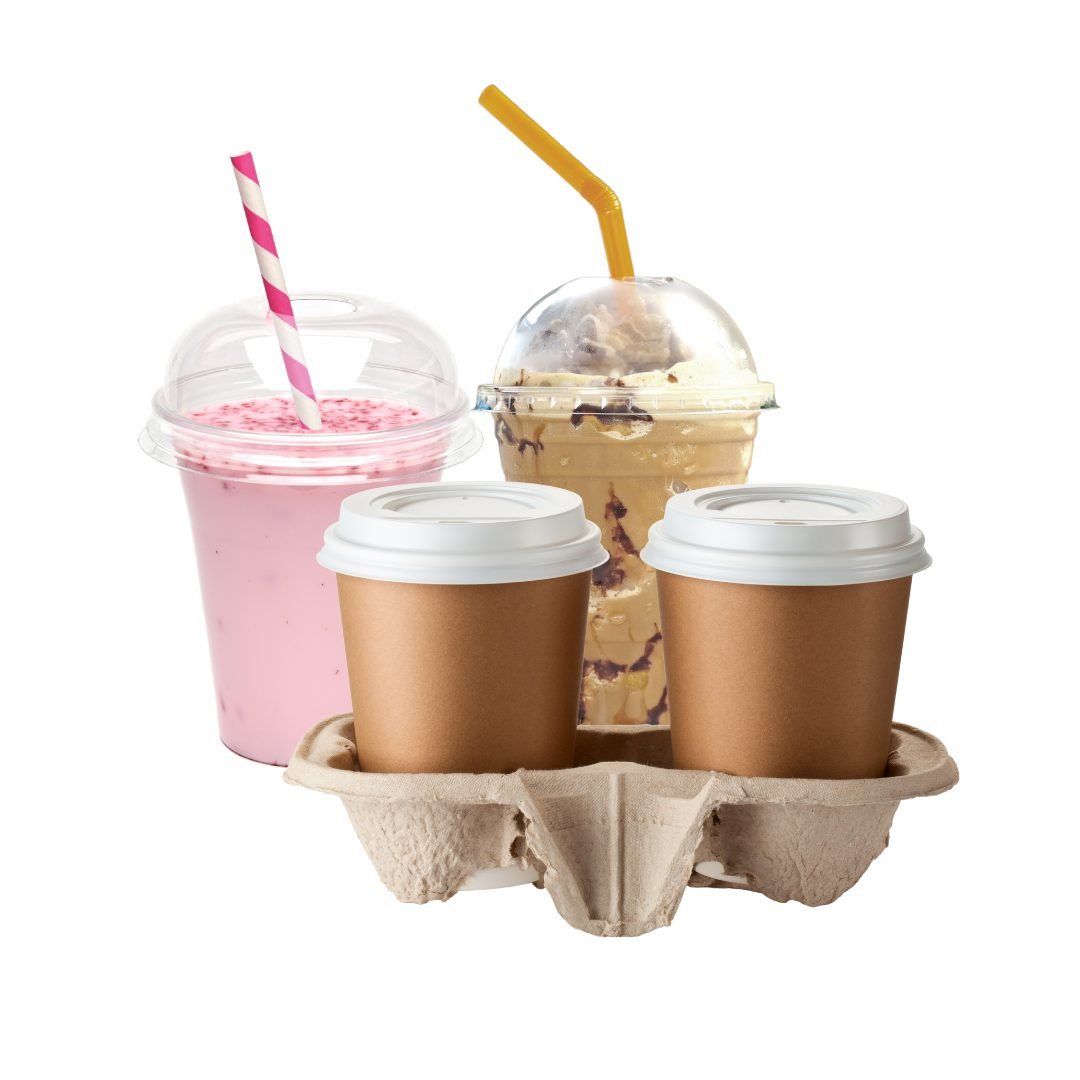 Pahvikupit, muovimukit ja tarvikkeet