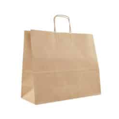 Nyörisankainen takeaway -kassi (ruskea)